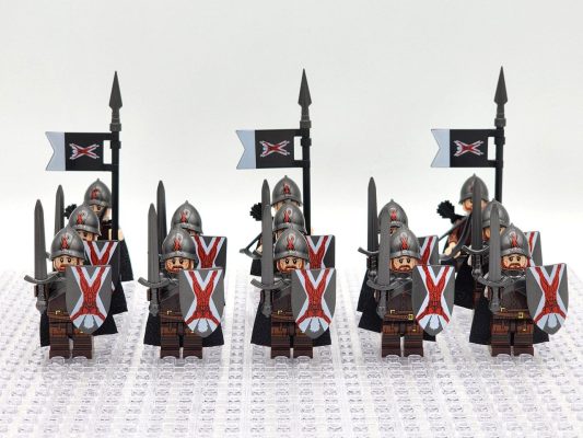 Game of Thrones House Bolton Block Figures Set
