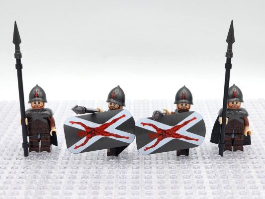 Game of Thrones House Bolton Block Figures Set