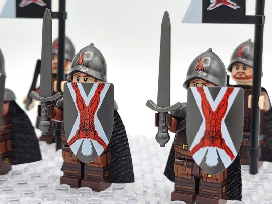 Game of Thrones House Bolton Block Figures Set