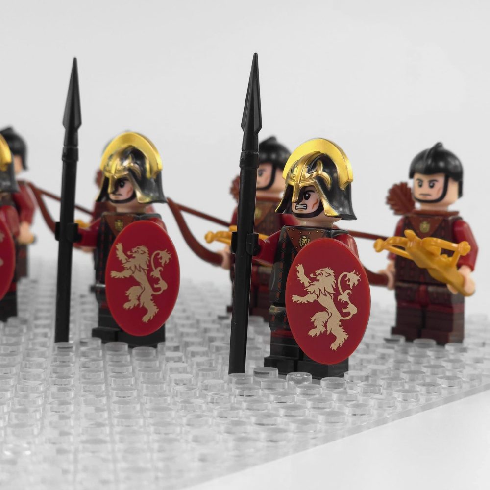 Game of Thrones House Lannister Block Figures Set
