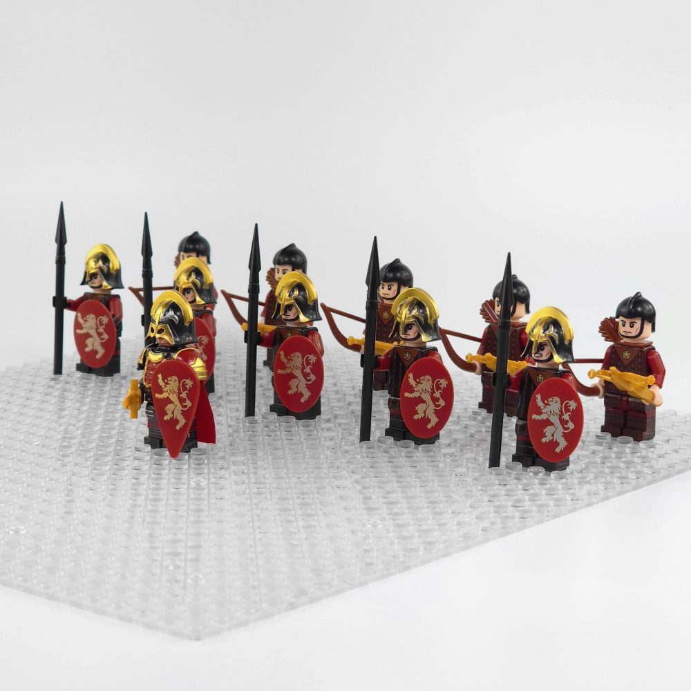 Game of Thrones House Lannister Block Figures Set