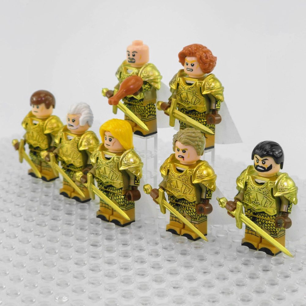 Game of Thrones Kings Guard Block Figures Set