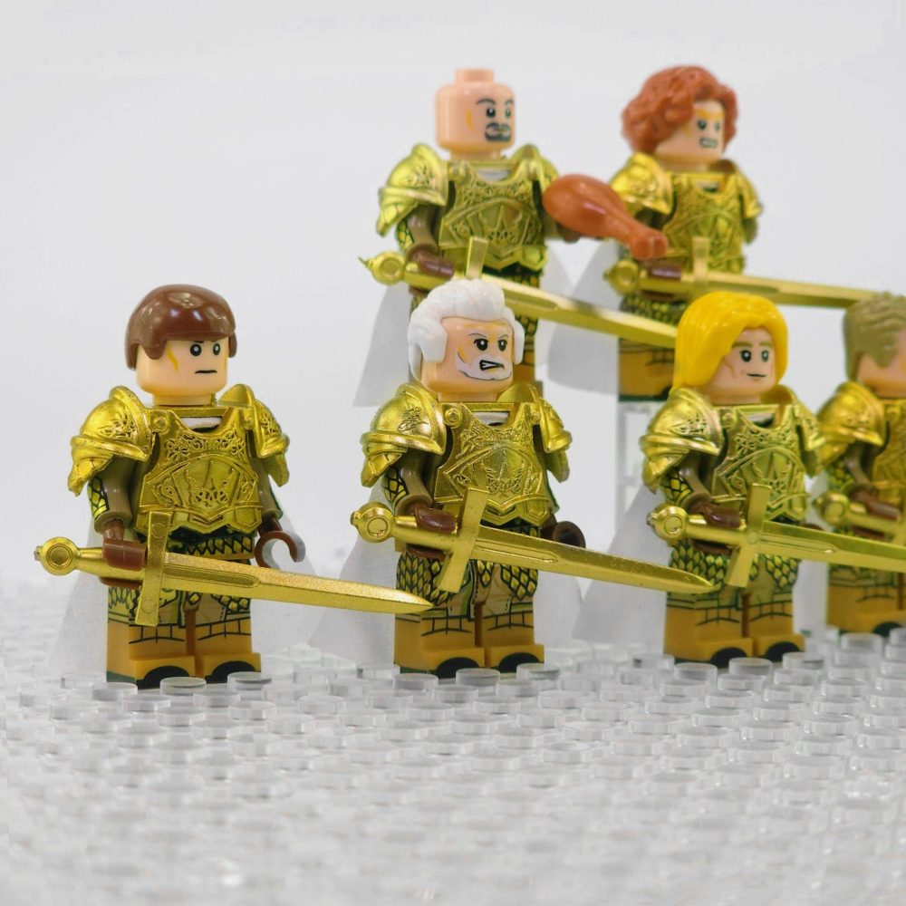 Game of Thrones Kings Guard Block Figures Set