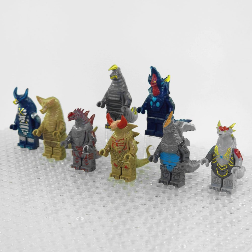 Godzilla Ultraman Monsters and Kaiju Variants Block Figures Set