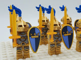 Golden Crown Knights Style 1 Block Figures Set of 10pcs