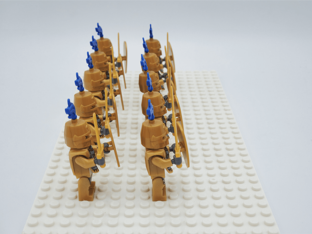 Golden Crown Knights Style 2 Block Figures  Set of 10pcs
