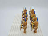 Golden Crown Knights Style 2 Block Figures  Set of 10pcs