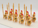 Greek Hoplites Block Figures Set of 10pcs