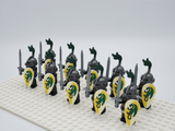 Green Dragon Knights Style 2 Block Figures Set of 10pcs