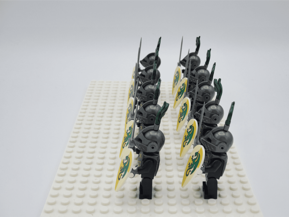 Green Dragon Knights Style 2 Block Figures Set of 10pcs
