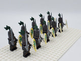Green Dragon Knights Style 2 Block Figures Set of 10pcs