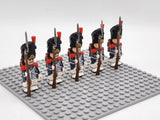 Grenadiers of the Old Guard Block Figures Set of 5pcs