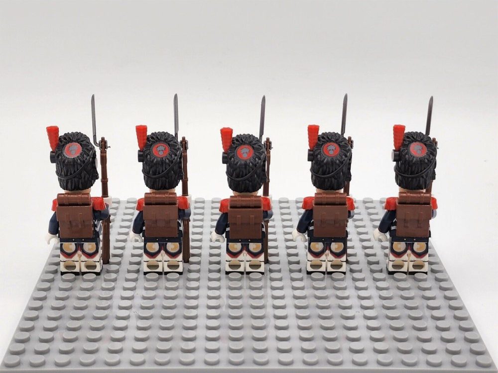 Grenadiers of the Old Guard Block Figures Set of 5pcs