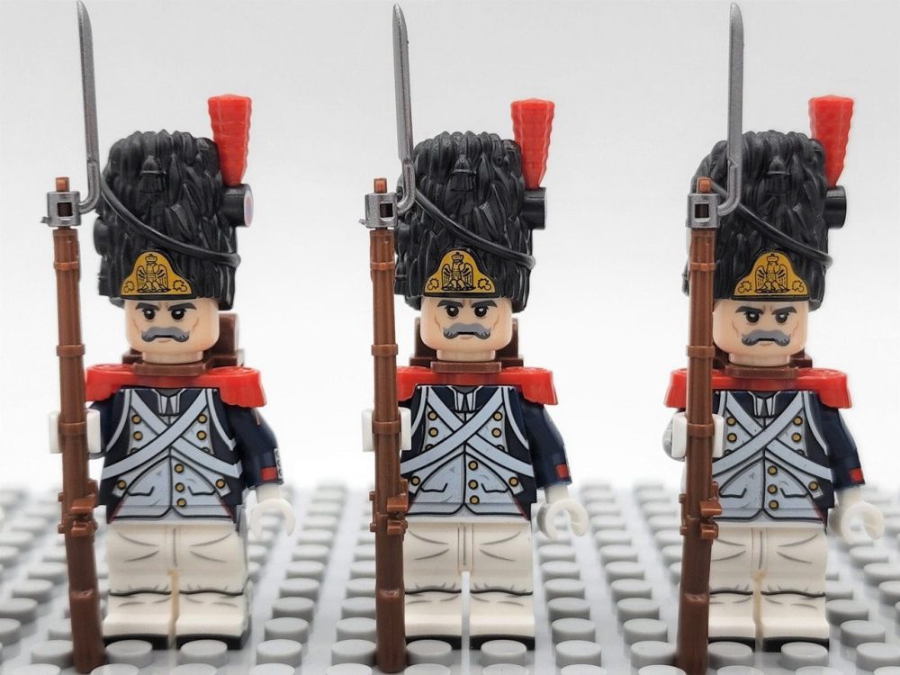 Grenadiers of the Old Guard Block Figures Set of 5pcs