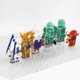 Gundam Mobile Suit Block Figures Set