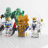 Gundam Mobile Suit Block Figures Set