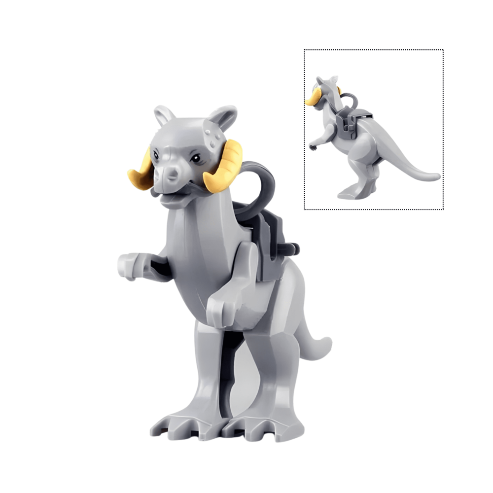 Han Solo and Tauntaun Block Figures Set