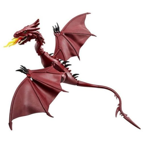 Lord the Rings The Hobbit Smaug Dragon Lonely Mountain Block Figures