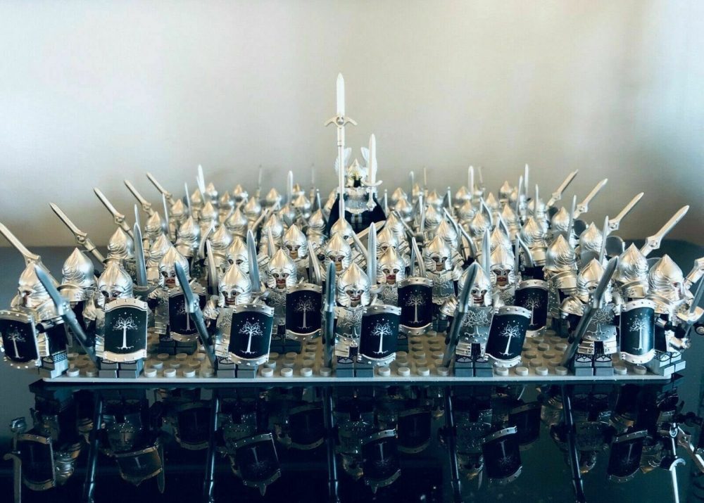 Lord the Rings Gondor Minas Tirith Block Figures Set 65pcs