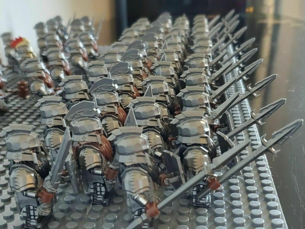 Lord the Rings Dwarves Dwarf Erebor Dain II Ironfoot  Army Set 61pcs
