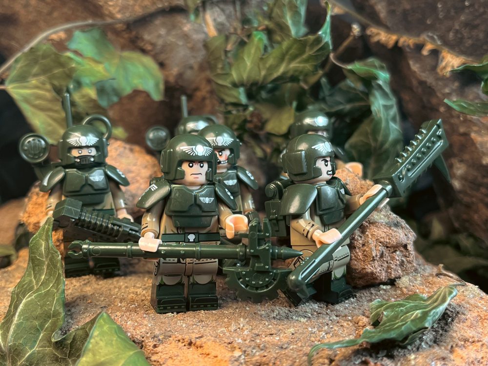 Imperial Guard Block Figures Set of 6PCS