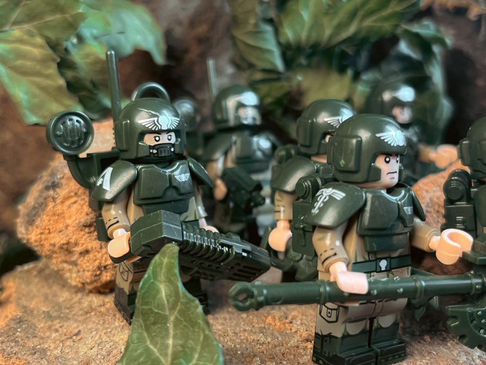 Imperial Guard Block Figures Set of 6PCS