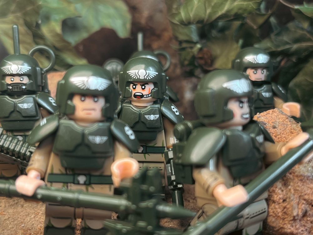Imperial Guard Block Figures Set of 6PCS
