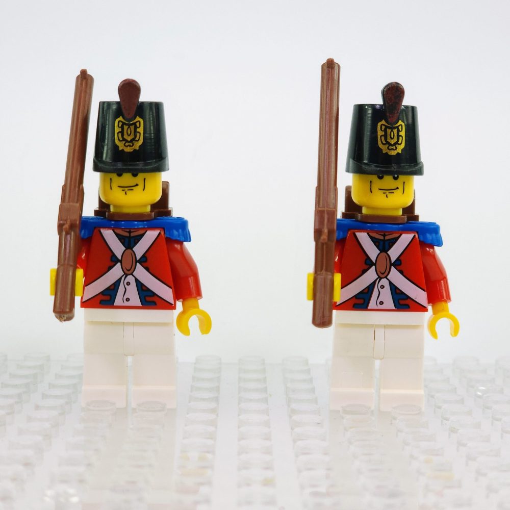 Imperial Guard Red Coat British Soldiers Block Figures Set of 5pcs