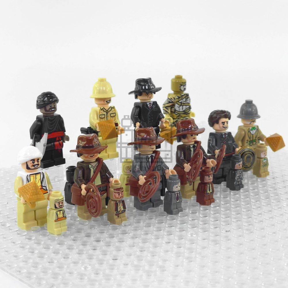 Indiana Jones and the Dial of Destiny Block Figures Set of 10pcs