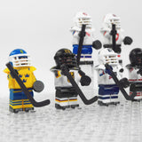 International Hockey All-Star Block Figures Set of 8pcs