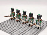 Italian Light Block Figures Set of 5pcs