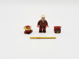 Japanese Samurai Spear Block Figures Set of 10pcs