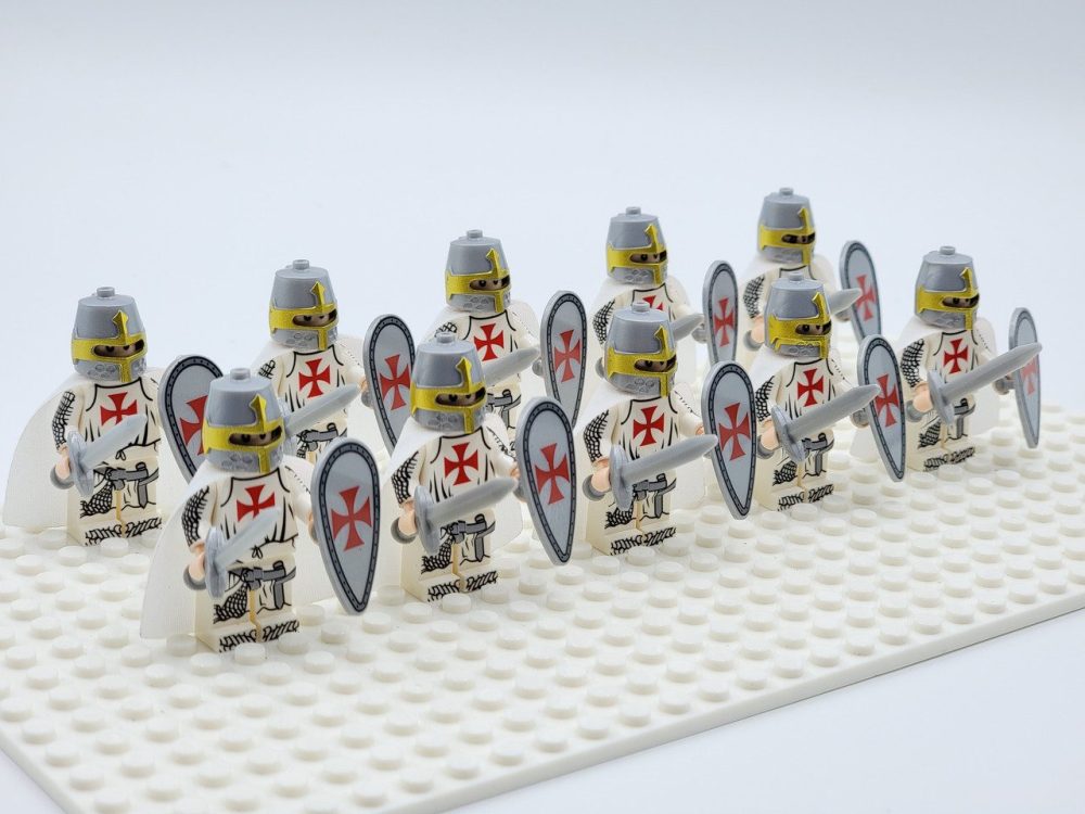 Knight Templar Block Figures Set of 10pcs