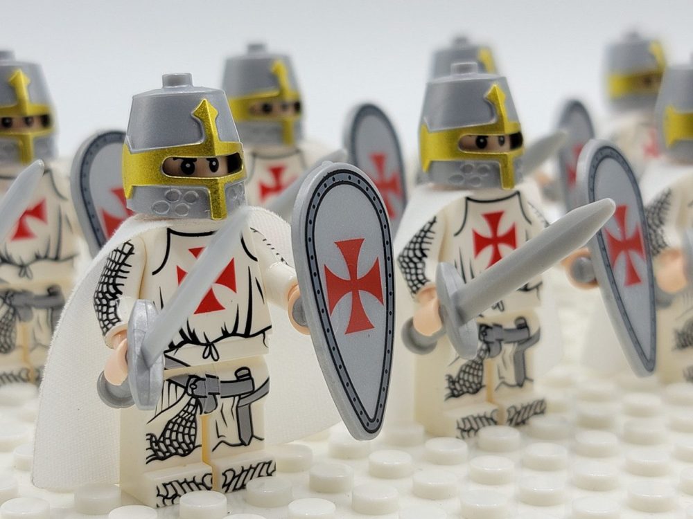 Knight Templar Block Figures Set of 10pcs