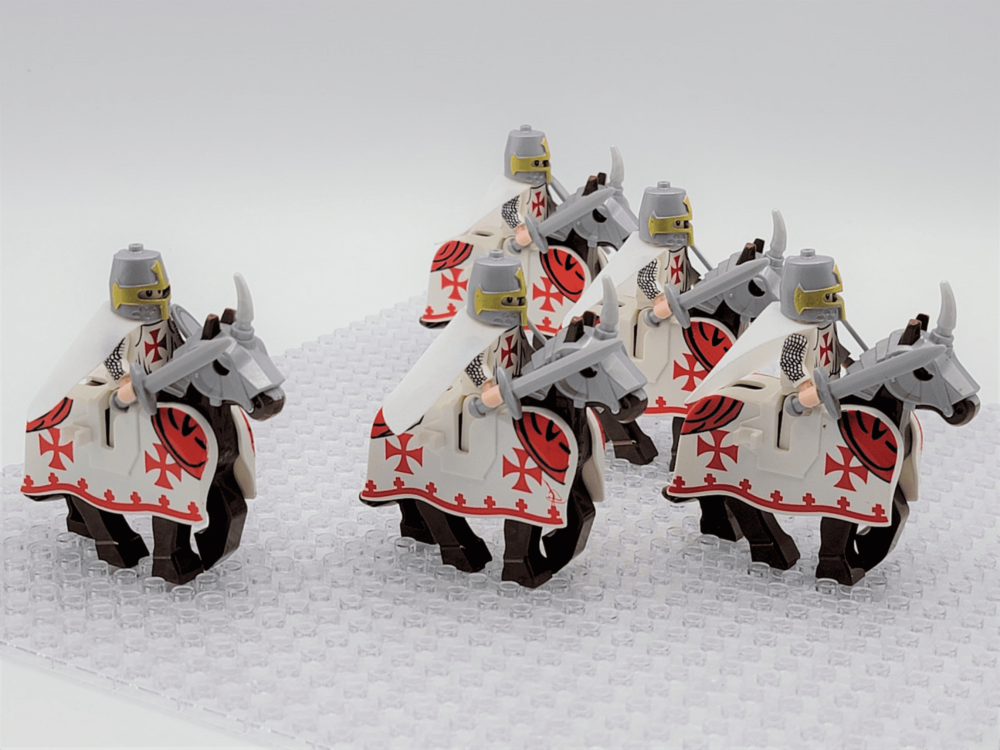 Knight Templar Riders Block FiguresSet of 10pcs