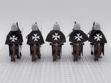 Knights Hospitallers Riders Block Figures Set of 10pcs