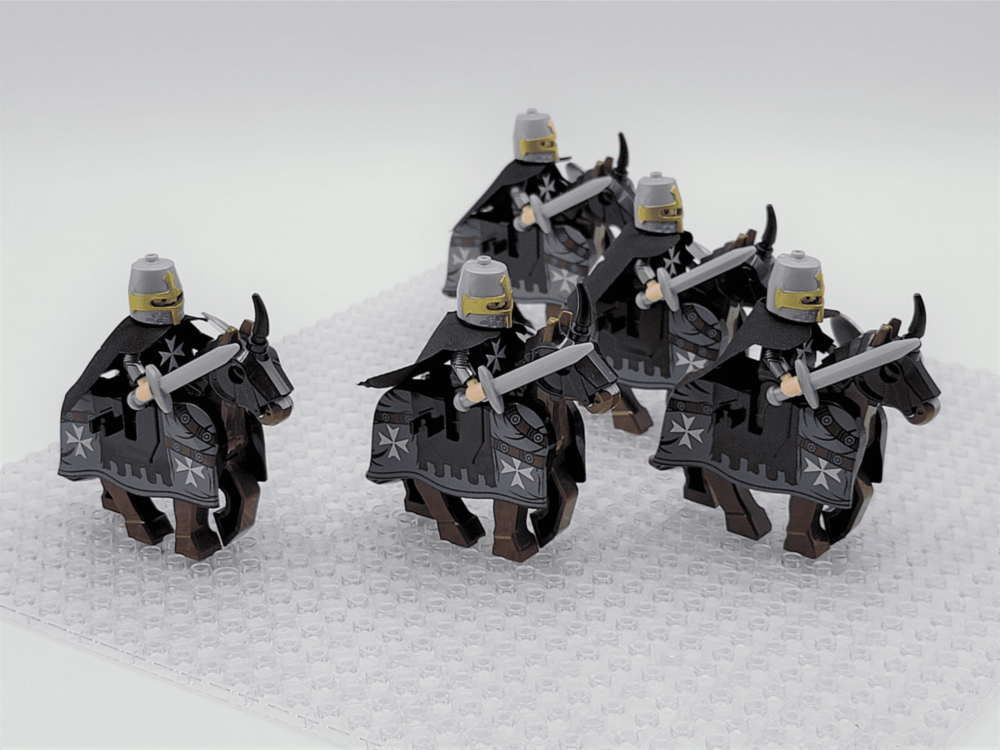 Knights Hospitallers Riders Block Figures Set of 10pcs