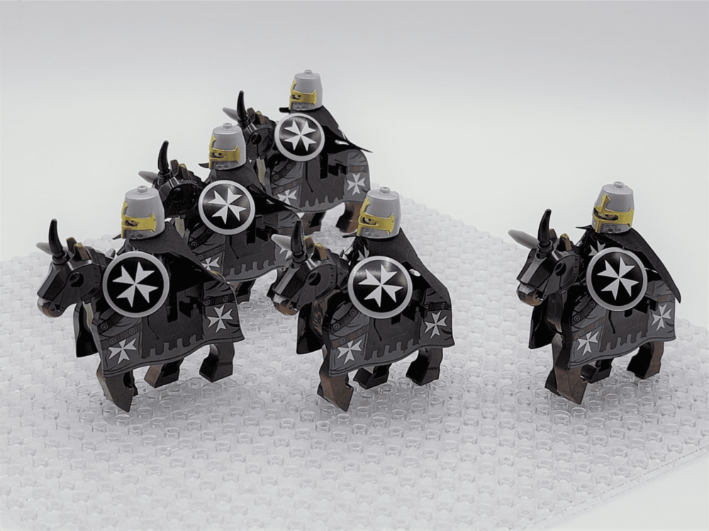 Knights Hospitallers Riders Block Figures Set of 10pcs