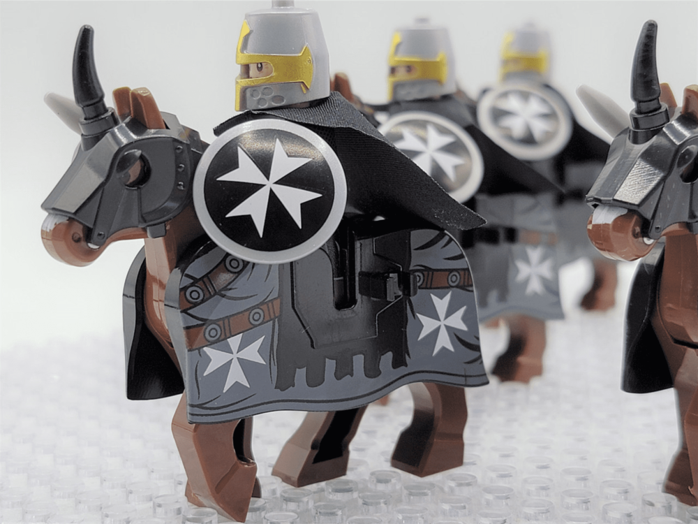 Knights Hospitallers Riders Block Figures Set of 10pcs