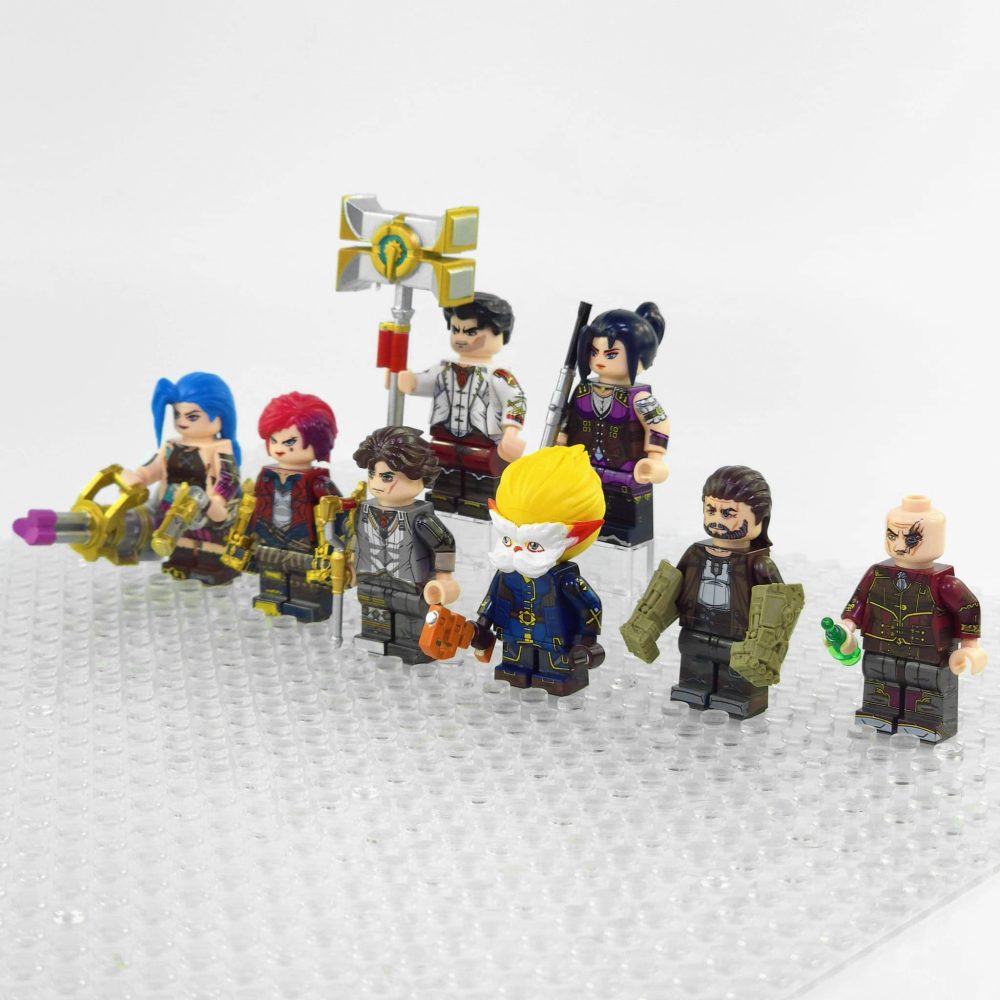 League of Legends Arcane Block Figures Set of 8pcs