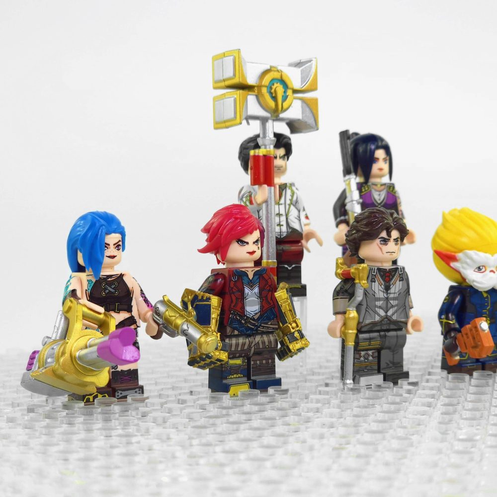 League of Legends Arcane Block Figures Set of 8pcs