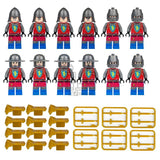 Lion Knights Medieval Castle Block Figures Set of 12pcs