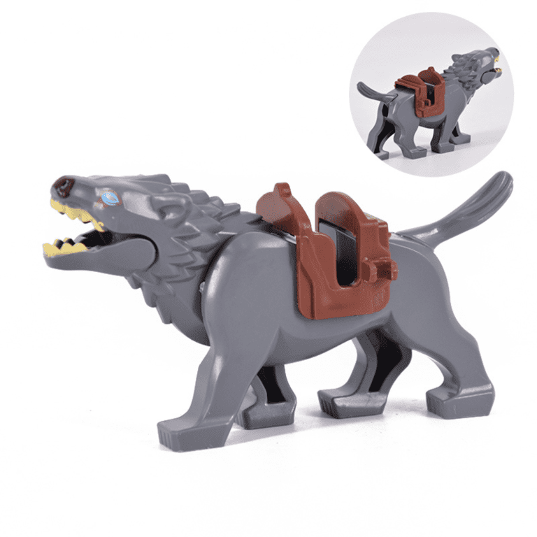 Lord of the Ring Grey Warg Mount Block Figures Set