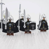 Lord the Gondor Military Fountain Guard Block Figures Set 9pcs