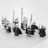 Lord the Gondor Military Fountain Guard Block Figures Set 9pcs