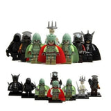 Lord the Rings Dark Forces and Villains Block Figures Set 8pcs