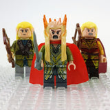 Lord the Rings Elves Middle Earth Block Figures Set 7pcs