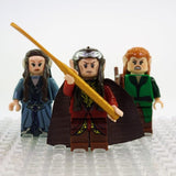 Lord the Rings Elves Middle Earth Block Figures Set 7pcs