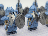 Lord the Rings Erebor Dwarves Cobalt Armour Block Figures Set 10pcs