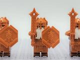 Lord the Rings Erebor Dwarves Copper Armour Block Figures Set 10pcs